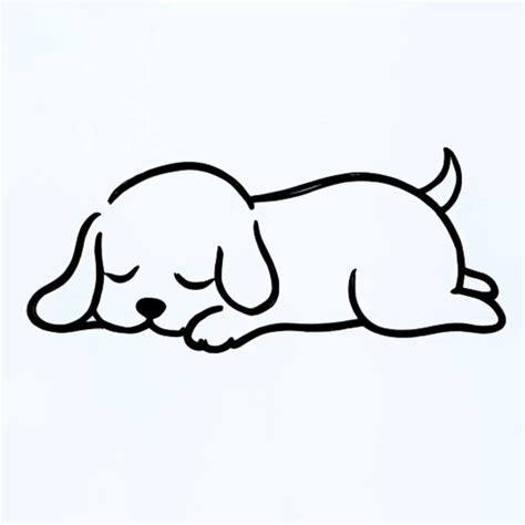simple dog drawings  beginners  minimalistic collection