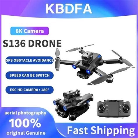 Kbdfa S K Hd Dual Camera Drone Gps Brushless Professional Laser