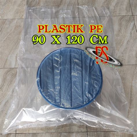 Jual Kantong Plastik Bening 50 X 75 Cm Plastik PE Bening 50x75