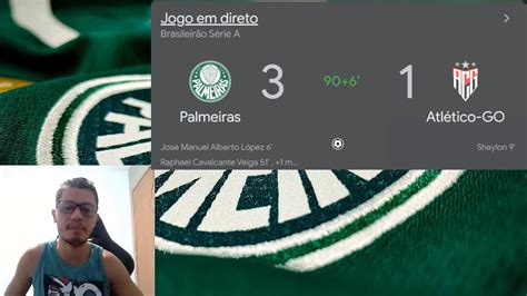 P S Jogo Palmeiras X Atl Tico Go Verd O Assume A Lideran A