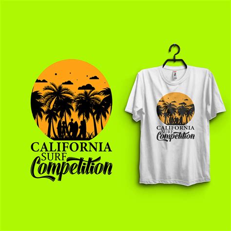 California Surf Competition, Vector illustration :: Behance