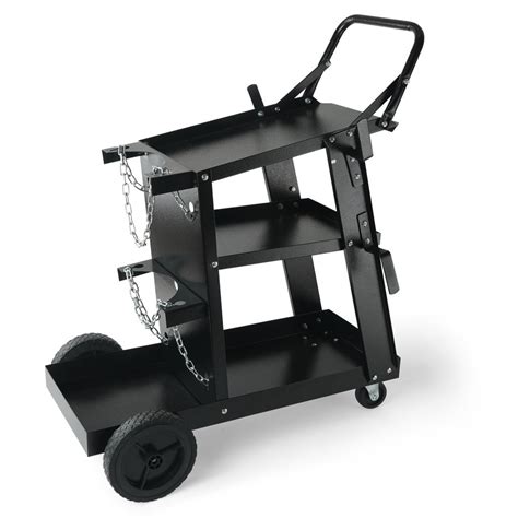 VEVOR Welding Cart, 3-Tier Welder Cart Heavy Duty with 400 Lbs Weight ...