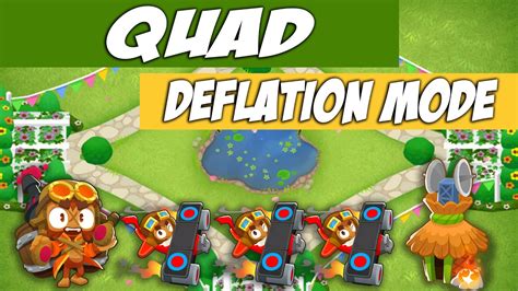 Bloons TD 6 Gameplay Walkthrough Quad Deflation Mode YouTube