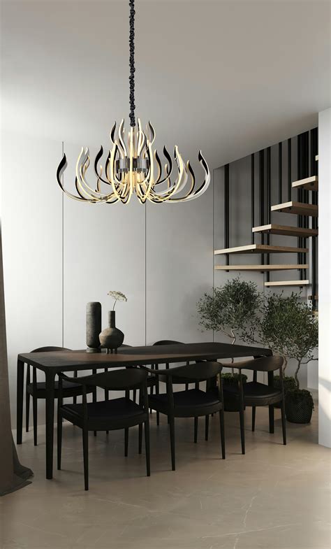 M5561 Versailles Mantra Versailles 155W LED 3 Way Relay Pendant Light