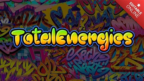 Totalenergies Graffiti Text Effect Generator