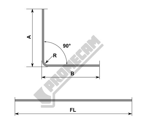 K Factor And Bend Allowance Calculator Promecam