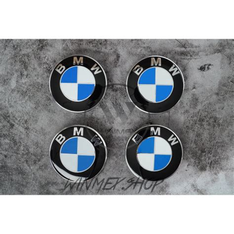 Set Of Bmw Alloy Wheel Hub Centre Caps Badges On Onbuy