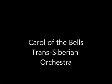 Carol of the Bells - Trans-Siberian Orchestra - Higher Quality - Щедрик ...