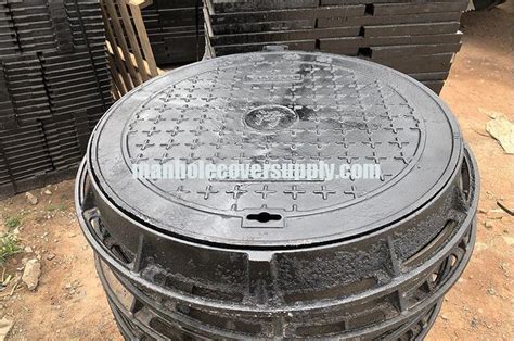 Round cast iron drain cover