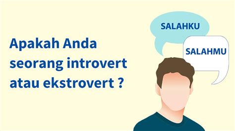 Apakah Anda Seorang Introvert Atau Ekstrovert Perspektif Spiritual