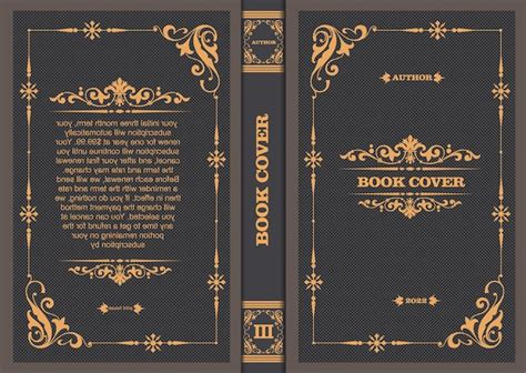 Premium Vector Ornate Book Cover And Old Retro Ornament Frames Royal