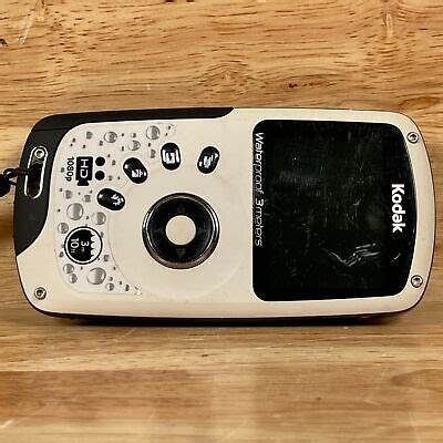 Kodak Playsport ZX3 Class B White Waterproof 5V 1080p HD Pocket Video