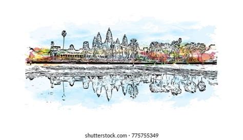 266 Angkor wat sketch Images, Stock Photos & Vectors | Shutterstock