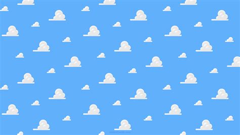 Toy Story Clouds And Stars Ppt Powerpoint Background And Wallpaper