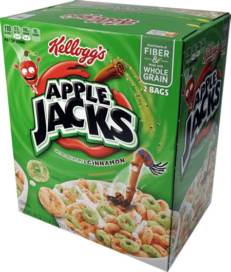 Download Kelloggs Apple Jacks Cereal Box