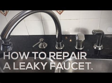 How To Repair A Leaky Delta Faucet YouTube