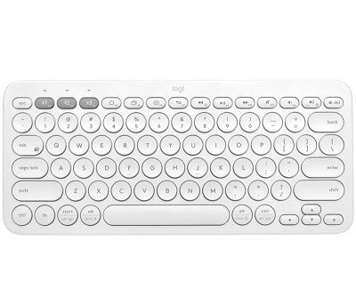 Teclado Logitech K Inal Mbrico Bluetooth Color Blanco