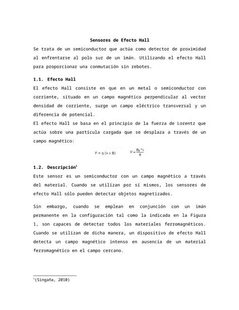 DOCX Sensores De Efecto Hall DOKUMEN TIPS