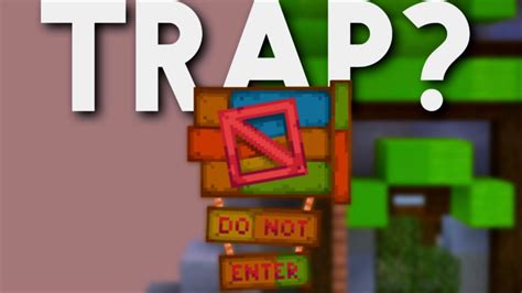 This Sign Is A TRAP Hive Skywars Trapping YouTube