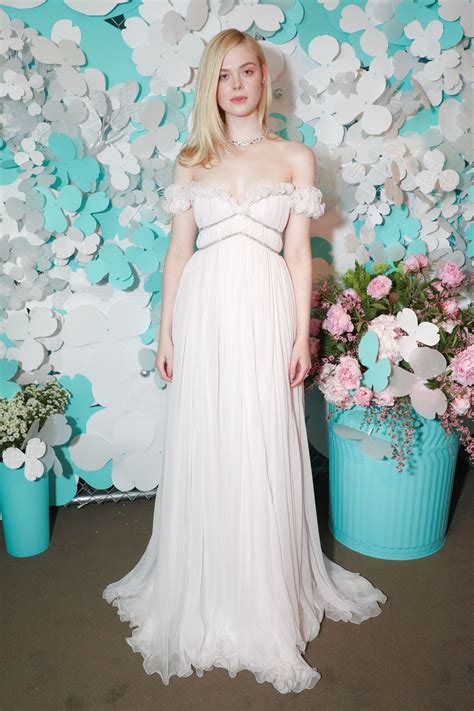 Elle Fanning Stuns in Romantic Princess Dress and Heels