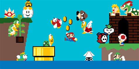 Pixilart Super Mario Bros By Colinthepurpbro