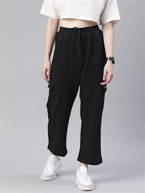 Buy Laabha Women Solid Regular Fit Track Pants Track Pants For Women 27417200 Myntra