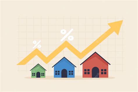 Premium Vector Housing Price Rising Up Real Estate Investment Or