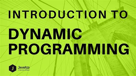 Dynamic Programming Introduction What Is Dynamic Programming How To Use It Ep1 Youtube