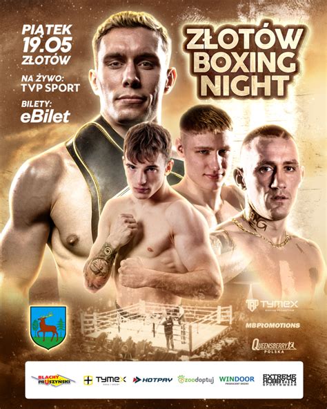 Złotów Boxing Night Damian Wrzos Wrzesiński w walce wieczoru