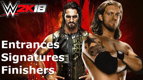 Wwe K Edge Entrance Signatures Finishers Youtube