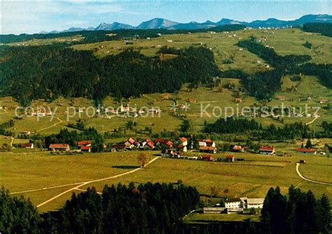 Ak Ansichtskarte Scheffau Scheidegg Fliegeraufnahme Kat Scheidegg Nr