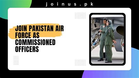 Join Pakistan Air Force As Commissioned Officers 2024