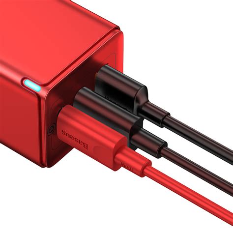 Baseus Gan Pro Quick Charger C U W Cn Red Baseus Baku Shop