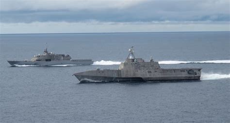 Both LCS Variants at Sea Together | Defense Media Network