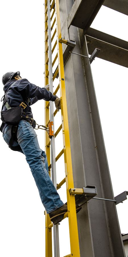 Fixed Ladder Fall Arrest System Ladder Fall Protection 46 Off