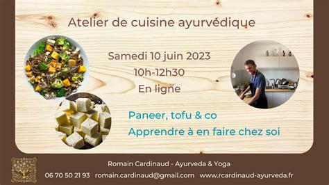 Atelier De Cuisine Ayurv Dique Paneer Tofu Co Rcardinaud Ayurveda