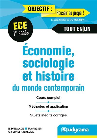 Economie Sociologie Et Histoire Du Monde Contemporain ECE 1re A By