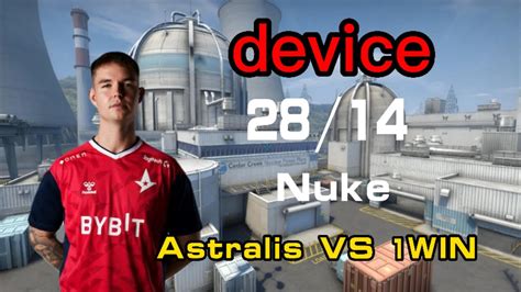 Astralis Device Vs Win Nuke Cct Central Europe Series