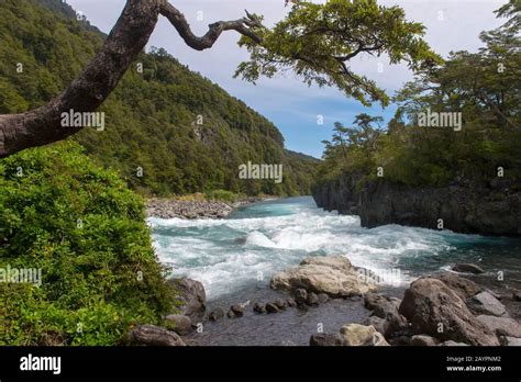 petrohue river chile  res stock photography  images alamy
