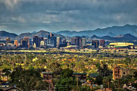 Phoenix, Arizona Skyline Photograph by Chance Kafka | Pixels