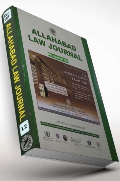 Allahabad Law Journal (Monthly) - 2024 Annual Subscription