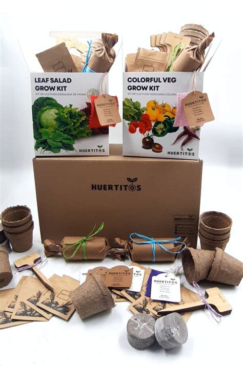 PACK 2 GROW KIT Kit De Cultivo Set Mini Herramientas Huertitos