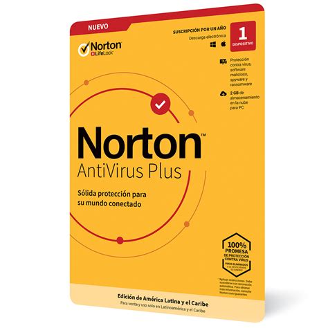 Antivirus Norton Plus Licencia 1 Año 1 Dispositivo Pc Laptop Mac