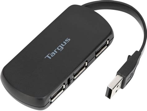 Targus 4 Porttinen USB Hubi Musta Verkkokauppa