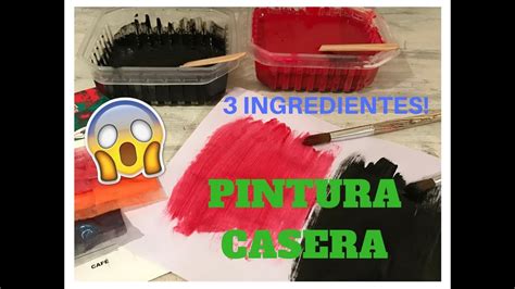 Haz Tu Propia Pintura Para Manualidades Facil Y Rapido Pintura Casera