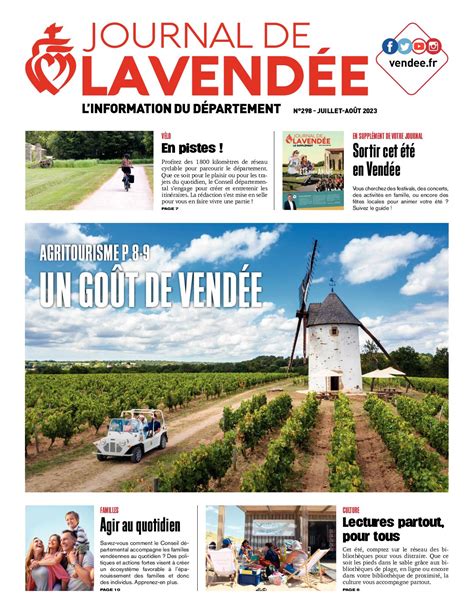 Calaméo Journal de la Vendée n 298 Juillet Août 2023