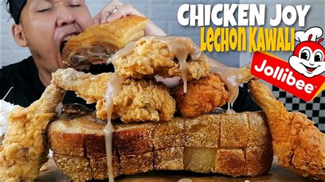 Lechon Kawali Vs Jolly Chicken Joy Mukbang Asmr Youtube