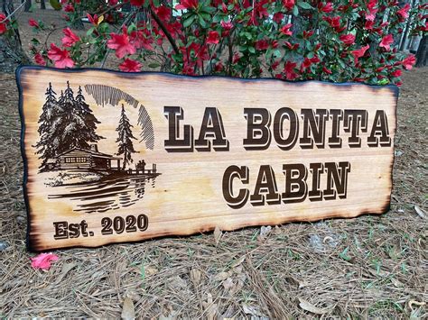 Family Sign Rustic Personalized Wood Engraved Home | Etsy