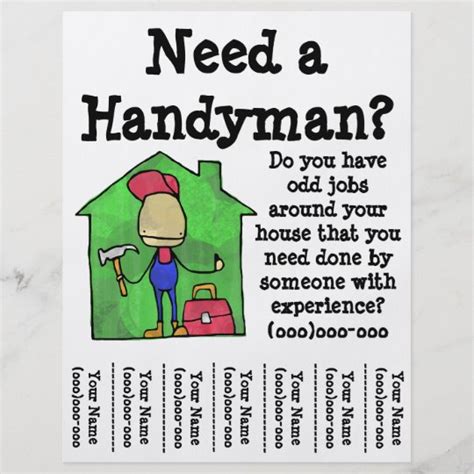 Handyman Flyer | Zazzle.com