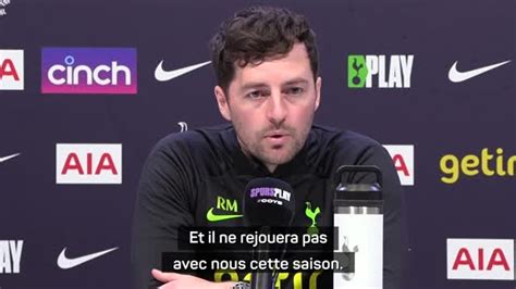 Tottenham Mason Lloris Ne Rejouera Pas Avec Nous Cette Saison